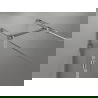 Mexen Lunar T Duschkabine zum Öffnen links 140 x 80 cm, transparent, Chrom - 834T-140-080-01-00-L