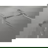 Mexen Lunar T Duschkabine zum Öffnen links 140 x 80 cm, transparent, Chrom - 834T-140-080-01-00-L