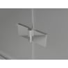 Mexen Lunar T Duschkabine schwenkbar links 110 x 90 cm, transparent, Chrom - 834T-110-090-01-00-L
