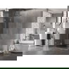 Mexen Lunar T Duschkabine, schwenkbar, links 120 x 90 cm, transparent, Chrom - 834T-120-090-01-00-L