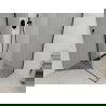 Mexen Roma draaideur douchecabine 100 x 70 cm, transparant, zwart - 854-100-070-70-00
