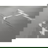 Mexen Lunar T Duschkabine mit linksseitiger Schwenktür 115 x 80 cm, transparent, weiß - 834T-115-080-20-00-L