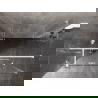 Mexen Lunar T Duschkabine schwenkbar links 125 x 80 cm, transparent, weiß - 834T-125-080-20-00-L