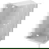 Mexen Lunar T Duschkabine schwenkbar links 130 x 80 cm, transparent, weiß - 834T-130-080-20-00-L