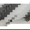 Mexen Roma draaideur douchecabine 90 x 90 cm, grafiet, chroom - 854-090-090-01-40