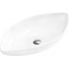 Mexen Ivone lavabo sobre encimera 70 x 37 cm, blanco - 21487000