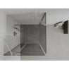 Mexen Roma Duschkabine schwenkbar 100 x 100 cm, Graphit, Chrom - 854-100-100-01-40