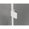 Mexen Lunar T cabine de douche pivotante gauche 115 x 100 cm, transparent, blanc - 834T-115-100-20-00-L