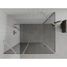 Mexen Roma nišni tuš kabina 80 x 90 cm, grafit, krom - 854-080-090-01-40