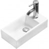 Mexen Inez Aufsatzwaschbecken links 40 x 20 cm, weiß - 21484000L