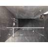 Mexen Lunar T vasakpoolne dušinurk 135 x 120 cm, läbipaistev, valge - 834T-135-120-20-00-L