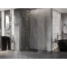 Mexen Lunar T cabine de douche pivotante gauche 110 x 70 cm, transparent, dorée - 834T-110-070-50-00-L