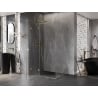 Mexen Lunar T Duschkabine, schwenkbar, links 110 x 90 cm, transparent, gold - 834T-110-090-50-00-L