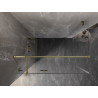 Mexen Lunar T lijeva zakretna tuš kabina 115 x 100 cm, prozirna, zlatna - 834T-115-100-50-00-L