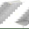 Mexen Lunar T Duschkabine schwenkbar links 125 x 100 cm, transparent, gold - 834T-125-100-50-00-L