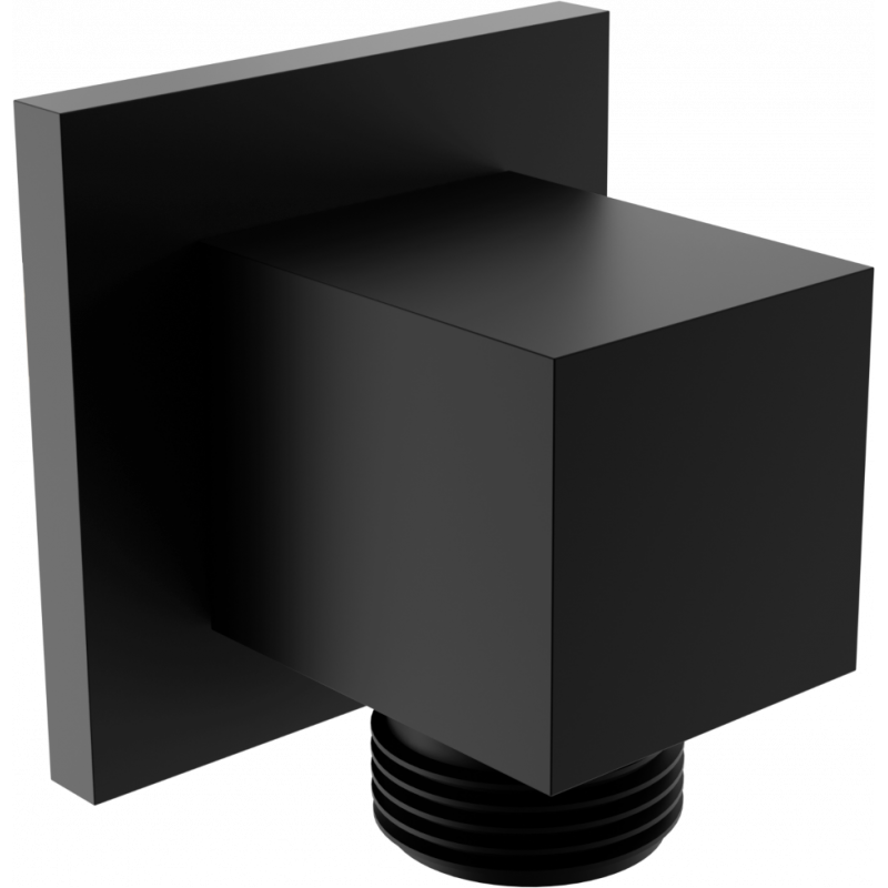 Mexen Cube kulmaliitäntä, musta - 79340-70