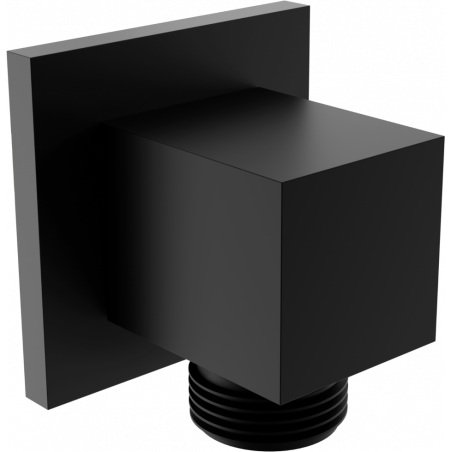 Mexen Cube hoekige aansluiting, zwart - 79340-70