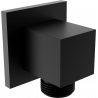 Mexen Cube angled connector, black - 79340-70