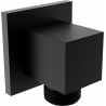 Mexen Cube angular connection, black - 79340-70