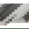 Mexen Roma draaideur douchecabine 110 x 70 cm, grafiet, chroom - 854-110-070-01-40