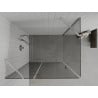 Mexen Roma scharnierende douchecabine 120 x 90 cm, grafiet, chroom - 854-120-090-01-40