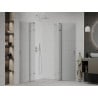 Mexen Roma Duo cabine de douche pivotante 90 x 90 cm, transparent, chrome - 854-090-090-02-00