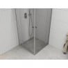 Mexen Roma Duo cabine de douche pivotante 90 x 90 cm, transparent, chrome - 854-090-090-02-00
