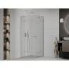 Mexen Roma Duo cabine de douche pivotante 90 x 90 cm, transparent, chrome - 854-090-090-02-00