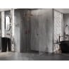 Mexen Lunar T shower enclosure hinged left 135 x 70 cm, transparent, rose gold - 834T-135-070-60-00-L