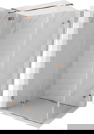 Mexen Lunar T καμπίνα ντους ανοιγόμενη αριστερή 140 x 70 cm, διάφανο, ροζ χρυσό