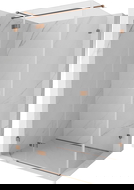 Mexen Lunar T Duschkabine Pendeltür links 130 x 110 cm, transparent, Roségold - 834T-130-110-60-00-L