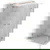 Mexen Lunar T douchecabine draaibaar links 140 x 110 cm, transparant, rosegoud - 834T-140-110-60-00-L
