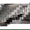 Mexen Lunar T Duschkabine schwenkbar links 120 x 80 cm, transparent, gebürstetes Kupfer - 834T-120-080-65-00-L