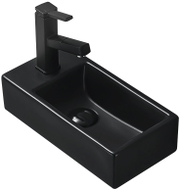 Mexen Inez umivaonik za ploču desni 40 x 20 cm, crna mat - 21484085R
