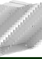 Mexen Lunar T cabina doccia battente destra 110 x 80 cm, trasparente, cromo - 834T-110-080-01-00-P