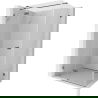 Mexen Lunar T Duschkabine mit Schwingtür links 125 x 90 cm, transparent, gebürstet Gun Grey - 834T-125-090-66-00-L