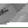 Mexen Lunar T Duschkabine mit Schwingtür links 125 x 90 cm, transparent, gebürstet Gun Grey - 834T-125-090-66-00-L