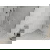 Mexen Roma draaideur douchecabine 90 x 70 cm, transparant, chroom + vlakke douchebak - 854-090-070-01-00-4010