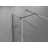 Mexen Lunar T paremaksev dušinurk 125 x 100 cm, läbipaistev, kroom - 834T-125-100-01-00-P