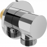 Mexen Kai angled connector, chrome - 79341-00
