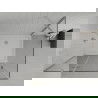Mexen Roma Hinged Shower Enclosure 100 x 80 cm, Transparent, Chrome + Flat Tray - 854-100-080-01-00-4010