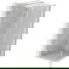 Mexen Lunar T Duschkabine schwenkbar links 110 x 110 cm, transparent, gebürstetes Gold - 834T-110-110-55-00-L