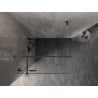 Mexen Lunar T kabina prysznicowa uchylna lewa 110 x 110 cm, transparent, gun gray szczotkowany - 834T-110-110-66-00-L