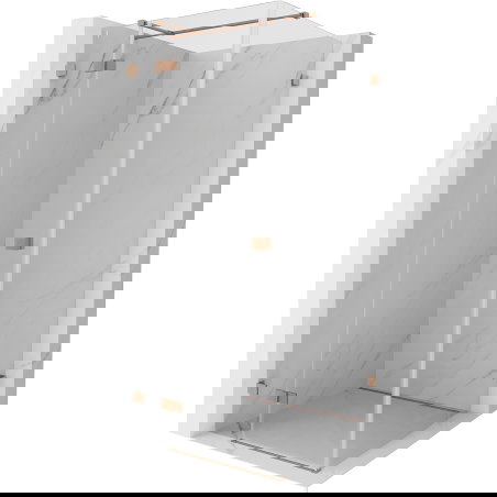 Mexen Lunar T ανοιγόμενη αριστερή καμπίνα ντους 110 x 110 cm, διαφανής,