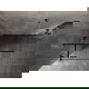 Mexen Lunar T Duschkabine, schwenkbar links, 120 x 120 cm, transparent, schwarz - 834T-120-120-70-00-L