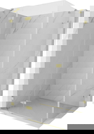 Mexen Lunar draaideur douchecabine links 75 x 70 cm, transparant, goud geborsteld - 834-075-070-55-00-L