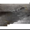 Mexen Lunar Duschkabine schwenkbar links 85 x 70 cm, transparent, gebürstetes Gold - 834-085-070-55-00-L