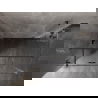 Mexen Lunar T Duschkabine öffnend links 135 x 90 cm, transparent, Gun Metal - 834T-135-090-95-00-L