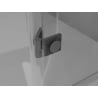 Mexen Lunar T cabine de douche pivotante gauche 120 x 120 cm, transparent, gun metal - 834T-120-120-95-00-L