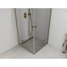 Mexen Roma Duo Duschkabine, 70 x 70 cm, transparent, gold - 854-070-070-50-00-02